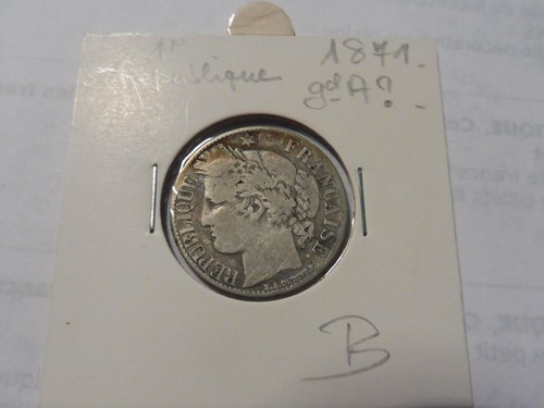 Monnaie argent franc - monnaie,