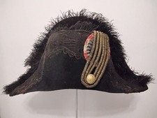 Chapeau bicorne d’officier monarchie de juillet
