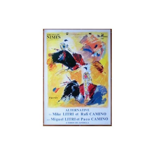 Affiche corrida nîmes - à,
