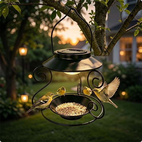 Mangeoire oiseaux suspendue - oiseaux,