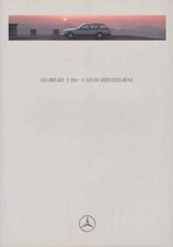 Catalogue Brochure Mercedes E