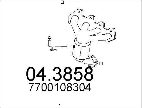 Catalyseur renault laguna - renault, i