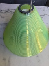 Suspension lampe design vintage Solaris s32 Leucos Tosso Massari verre Murano 2