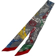 Foulard Hermes en soie sergé