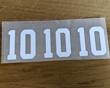 Patch Flocage Numéro au Choix Maillot entrainement Survêtement porté PSG Messi