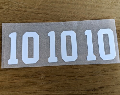 Patch flocage numéro choix - patch,
