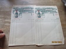 Lot de 1:  Ancienne petite Facture Liqueur Cordial-Médoc G A Jourde Bordeaux