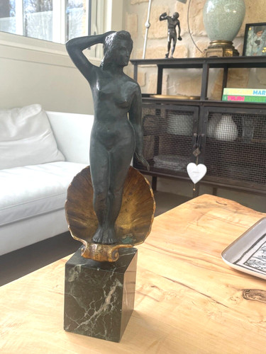 Ancienne femme bronze - ancienne,