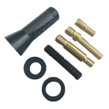 Antenne fibre de carbone courte 3,5 cm + vis pour radio am fm dab voiture
