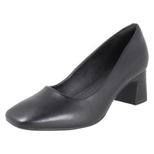Femmes Clarks Bout Carré Bloc