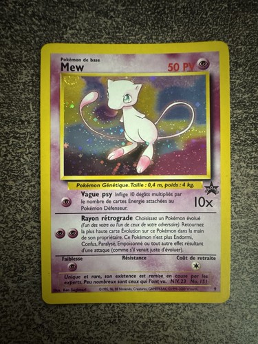 Mew holo pokémon - mew, 9