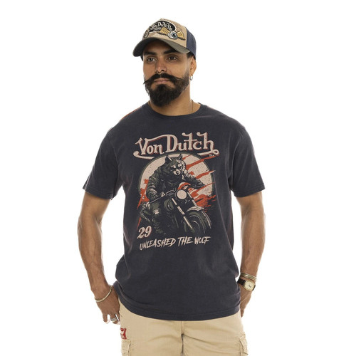 Shirt von dutch wolfy bleu - t-shirt,