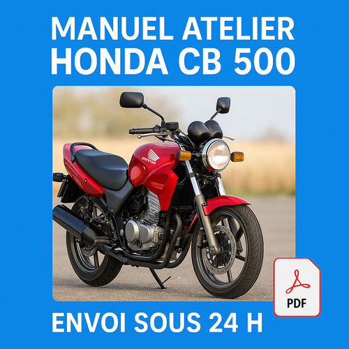 Manuel atelier honda 500 - manuel,