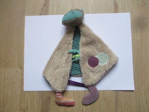 Doudou plat demi rond vache - demi,