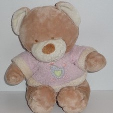 Doudou Ours Nicotoy - Pull Rose