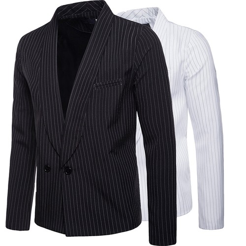 Hommes slim rayé costume - slim,