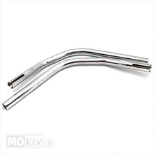Guidon Chromé 2 pièces pour