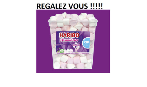 Bonbons haribo chamallows 210 - bonbons,