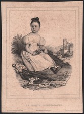 1832 lithographie la petite