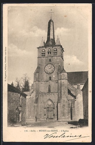 Cpa mussy sur - cpa, mussy-sur-seine