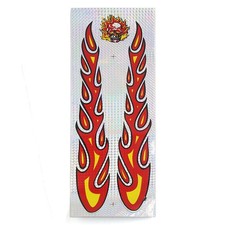 Flamme Feu Style Stickers Vinyle Carrosserie Porte Autocollant Decoratif