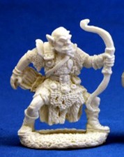 1 x ORC ARCHER - BONES REAPER figurine miniature jdr d&d guerrier arc bow 77002