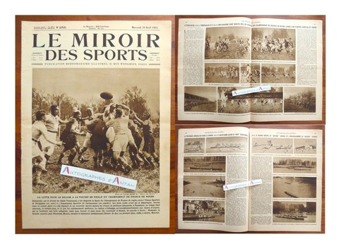 Rugby finale 1925 - rugby,