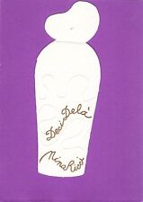 X344  Ancienne Carte parfumée Deci-Dela de Nina Ricci