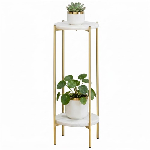 Alpome gold plant stand - plant,