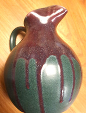 Pichet GRES ventru à coulures