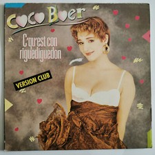 Coco Boer – C'qu'est Con Riguediguedon - Vinyl, 12", Single -FR  1988 - VG+/VG+