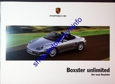 EA8063 Brochure Catalogue Porsche Boxster/S 986 German Deutsch (Deutschland)