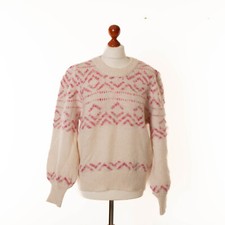 Pull épais femme MARIE PHILIPPE blanc 27% alpaga 41% laine taille XL 12620