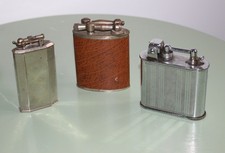 ancien lot 3 BRIQUET de TABLE