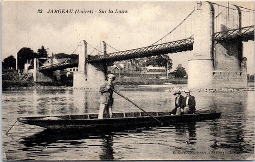 Jargeau barque sur - jargeau,
