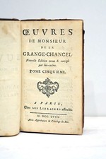 LIVRE ANCIEN GRANGE-CHANCEL OEUVRES DIVERSES ET CANTATES 1858
