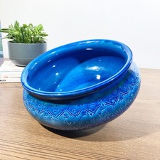 Cache-pot vintage bleu –