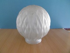 GLOBE VERRE  SUSPENSION APPLIQUE VINTAGE LAMPE 