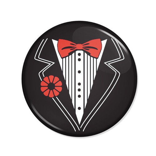 Badge smoking costume noir - smoking,