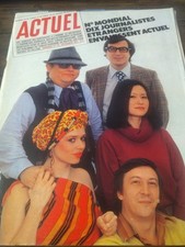Actuel . 10 Journalistes Étrangers Envahissent Actuel . No. 26 . Décembre 1981