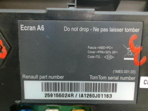 Ecran gps renault clio phase - renault,