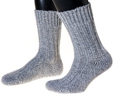 Chaussettes de Laine Comme Tricoté En 100% Vierge, Court, Fabriqué Allemagne