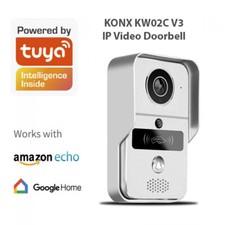 KONX Portier Video KW02C V3 1080p Tuya App WiFi, Cloud, RFID (avec Sonnette)…