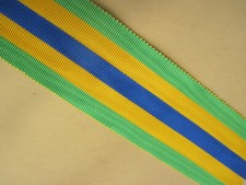 Gabon : ruban Médaille de la