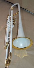 TRUMBONE New WHITE  Brass Bb