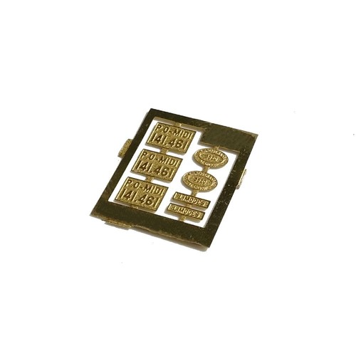 Plaques pour locomotive - , à