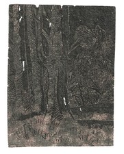 GASTON COPPENS (1909-2003)  LINOGRAVURE ORIGINALE ART DECO