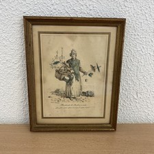 Tableau Encadré Gravure Femme