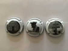 Capsules de Champagne "Cote des Bars"n°8a,9a,10a.Tb