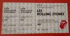 ticket billet unused place concert THE ROLLING STONES 1976 Lyon FRANCE